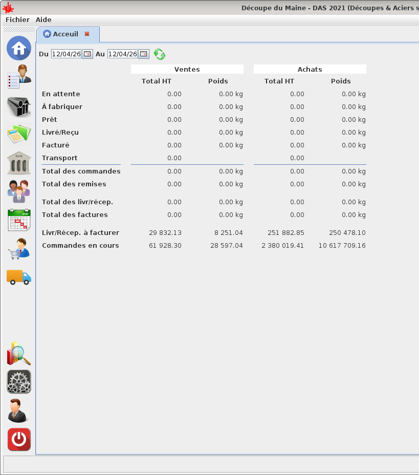 DAS Dashboard